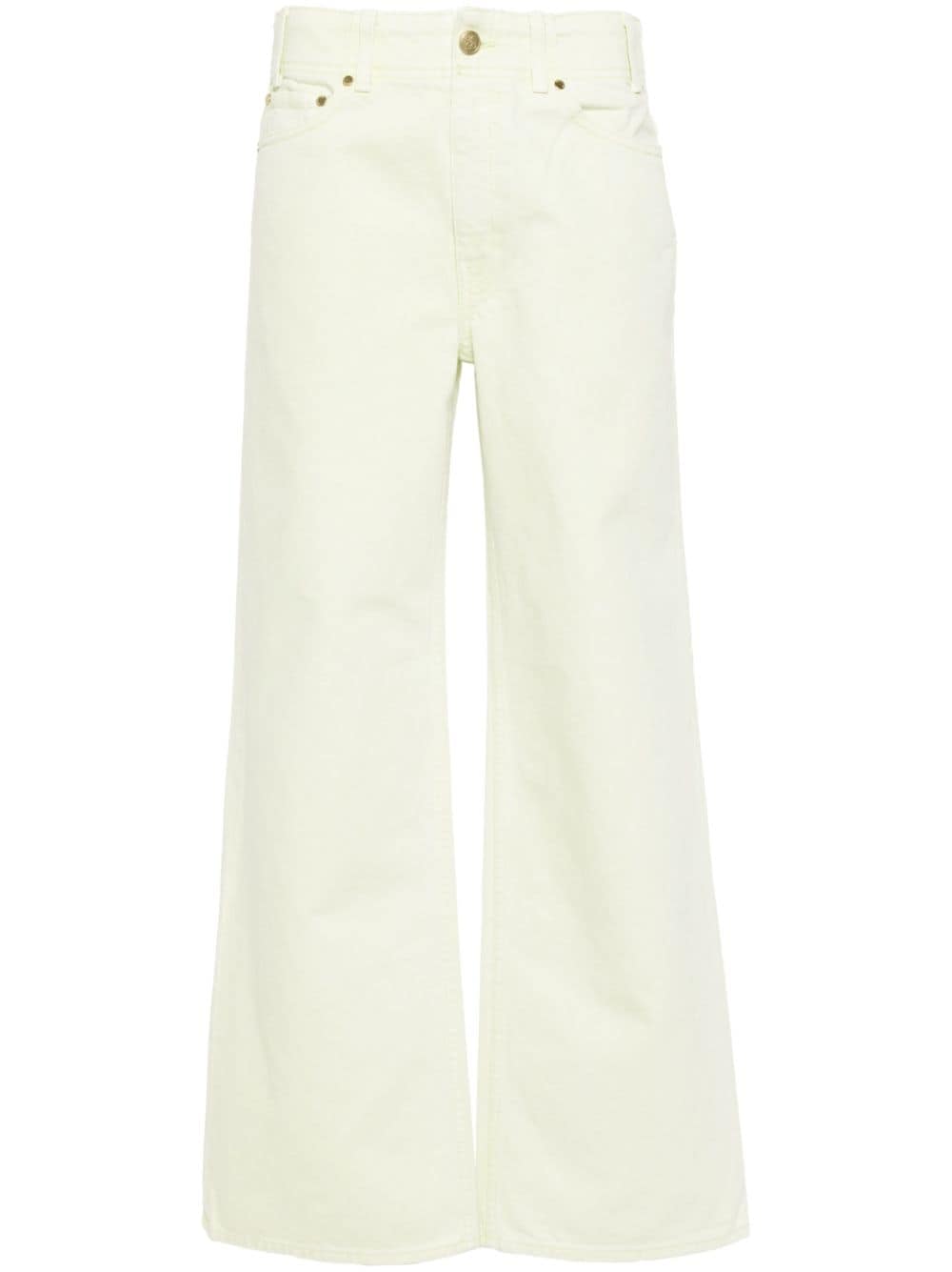 Ulla Johnson Elodie Straight-Leg-Jeans mit hohem Bund - Nude von Ulla Johnson