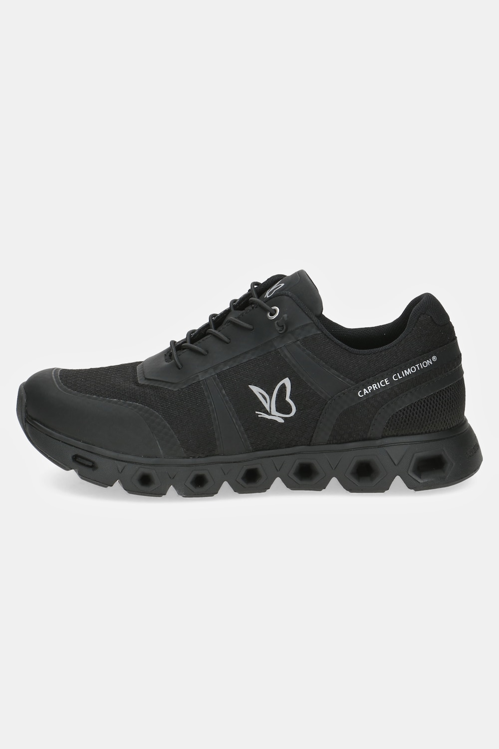Caprice Sneaker, Damen, schwarz, Größe: 39, Sonstige/Synthetische Fasern, Ulla Popken von Ulla Popken
