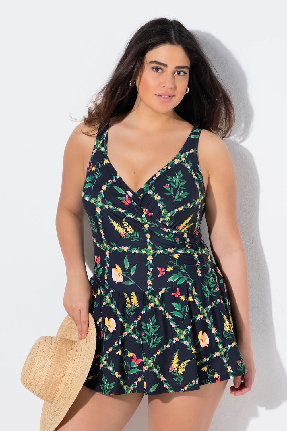 Große Größen Badekleid, Damen, schwarz, Größe: 46, Synthetische Fasern/Elasthan, Ulla Popken Große Größen Badekleid, Damen, schwarz, Größe: 46, Synthetische Fasern/Elasthan, Ulla Popken von Ulla Popken