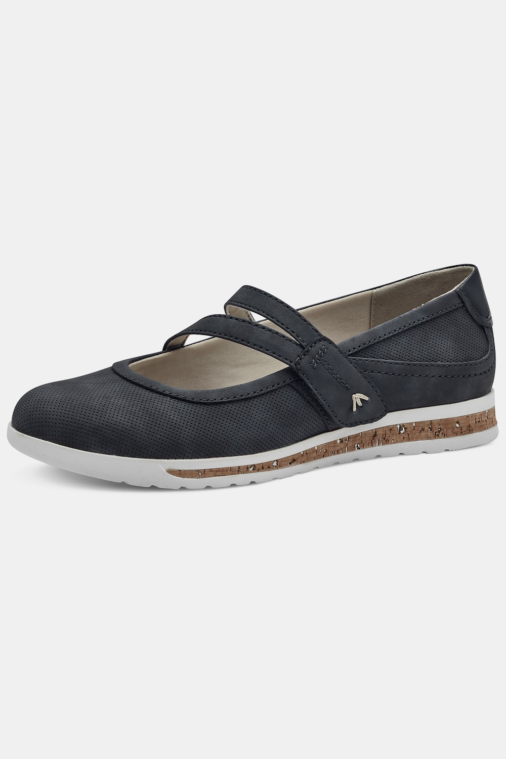 Große Größen Ballerinas, Damen, blau, Größe: 38, Sonstige/Synthetische Fasern, Ulla Popken Große Größen Ballerinas, Damen, blau, Größe: 38, Sonstige/Synthetische Fasern, Ulla Popken von Ulla Popken