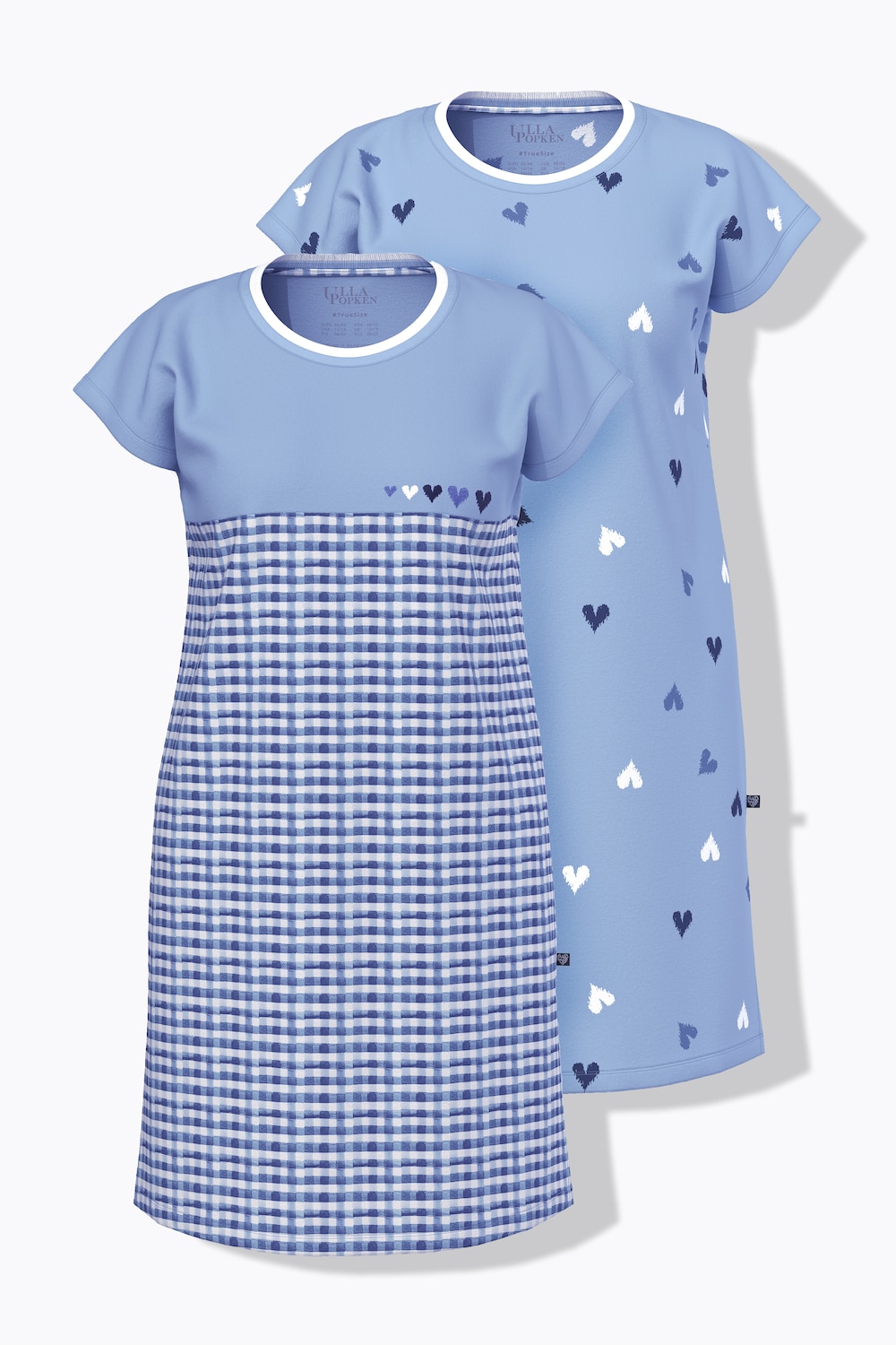 Große Größen Bigshirts, Damen, blau, Größe: 46/48, Baumwolle, Ulla Popken Große Größen Bigshirts, Damen, blau, Größe: 46/48, Baumwolle, Ulla Popken von Ulla Popken