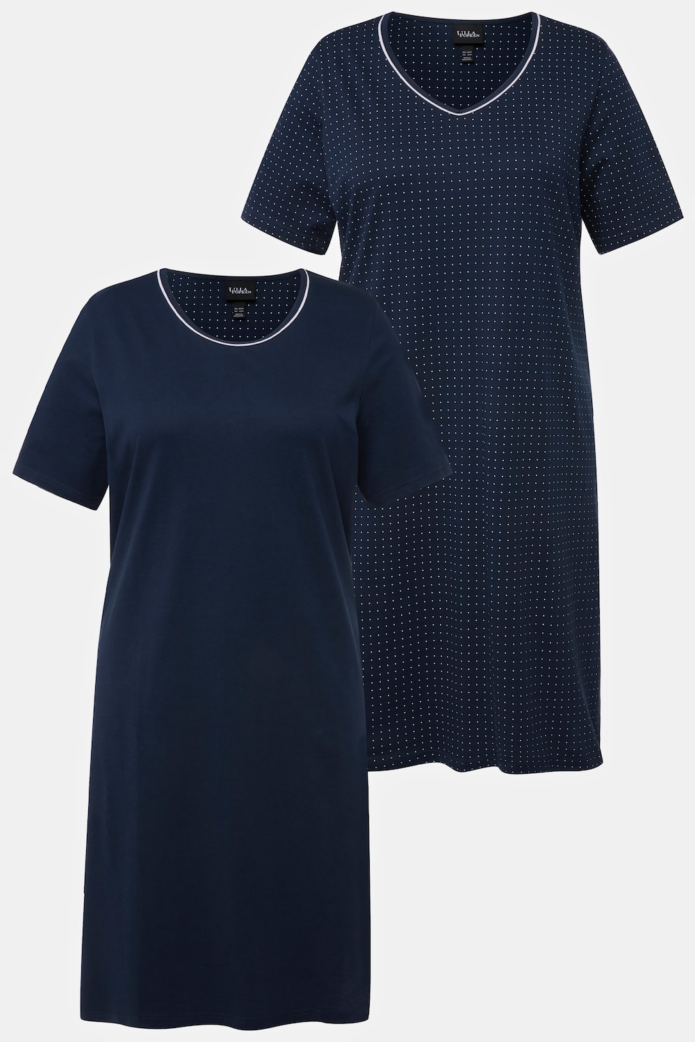 Große Größen Bigshirts, Damen, blau, Größe: 54/56, Baumwolle, Ulla Popken von Ulla Popken