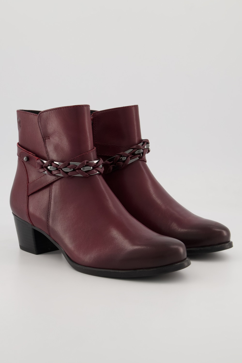 Große Größen Caprice Leder-Stiefeletten, Damen, rot, Größe: 40, Sonstige/Leder, Ulla Popken Große Größen Caprice Leder-Stiefeletten, Damen, rot, Größe: 40, Sonstige/Leder, Ulla Popken von Ulla Popken