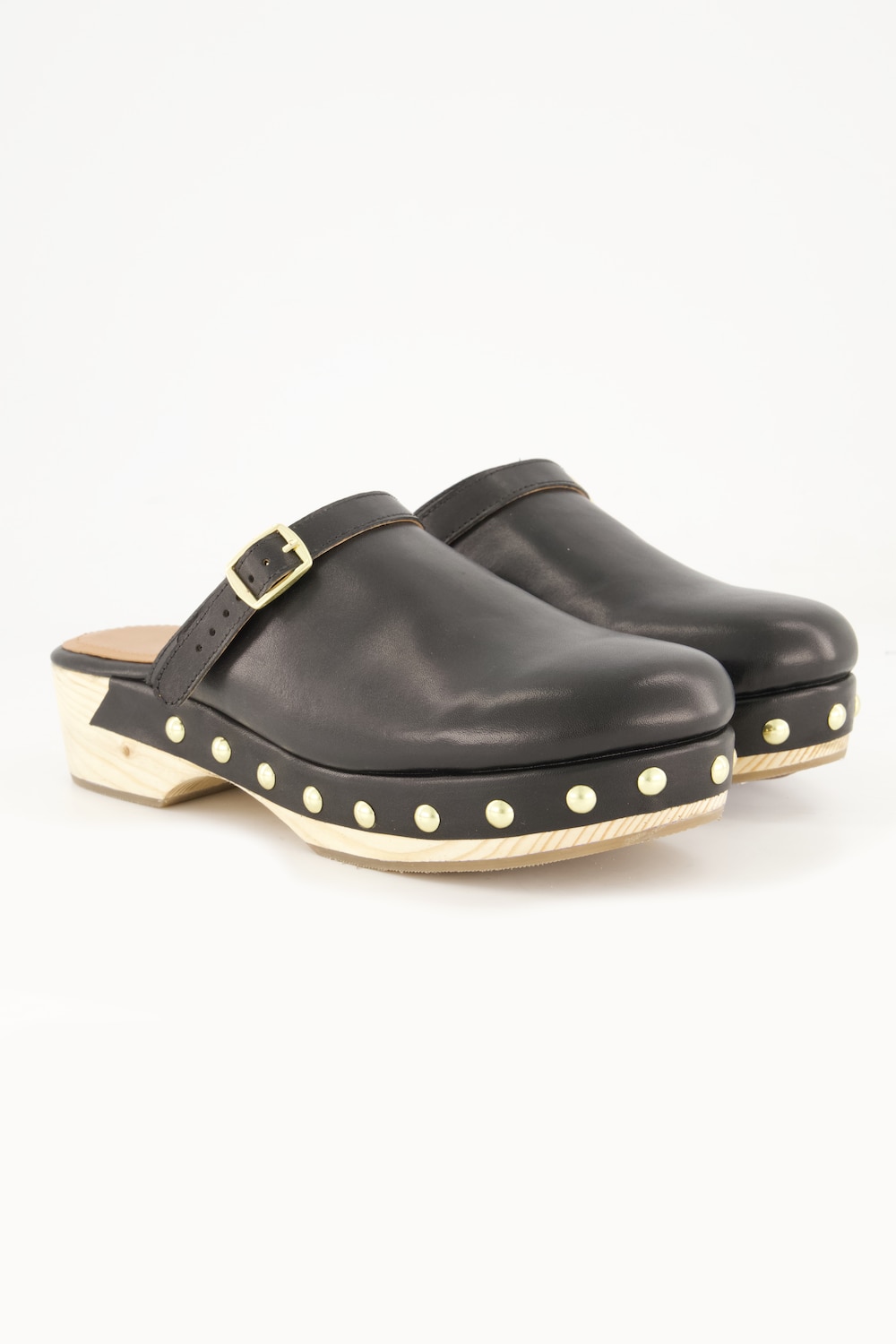 Clogs, Damen, schwarz, Größe: 40, Leder, Ulla Popken Clogs, Damen, schwarz, Größe: 40, Leder, Ulla Popken von Ulla Popken