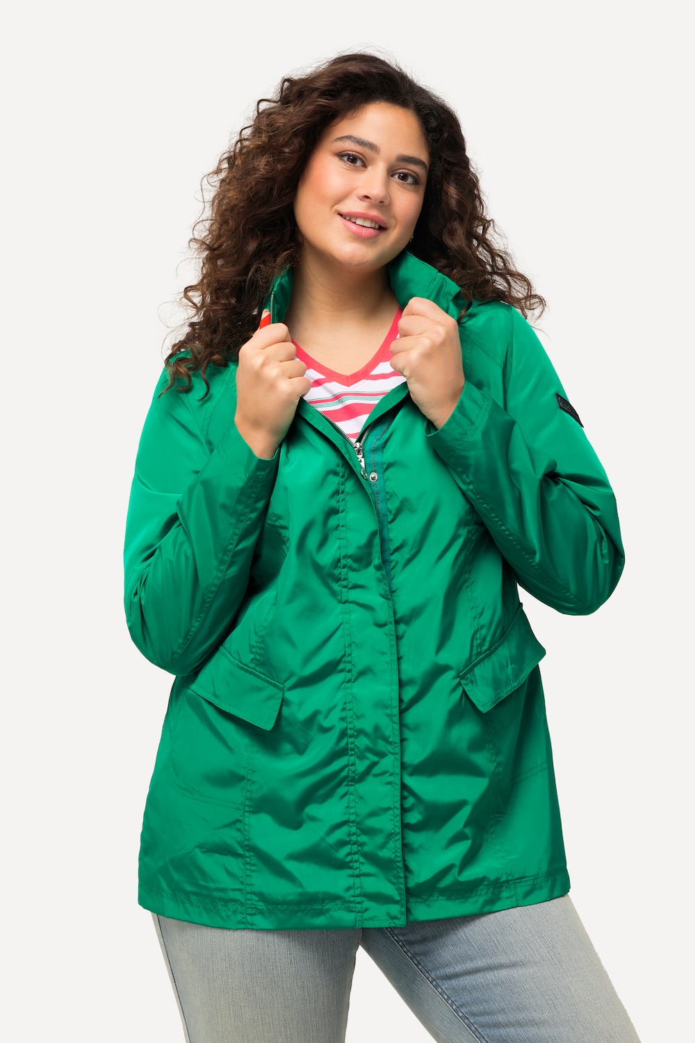 Große Größen HYPRAR Funktionsjacke, Damen, grün, Größe: 54/56, Polyester, Ulla Popken Große Größen HYPRAR Funktionsjacke, Damen, grün, Größe: 54/56, Polyester, Ulla Popken von Ulla Popken