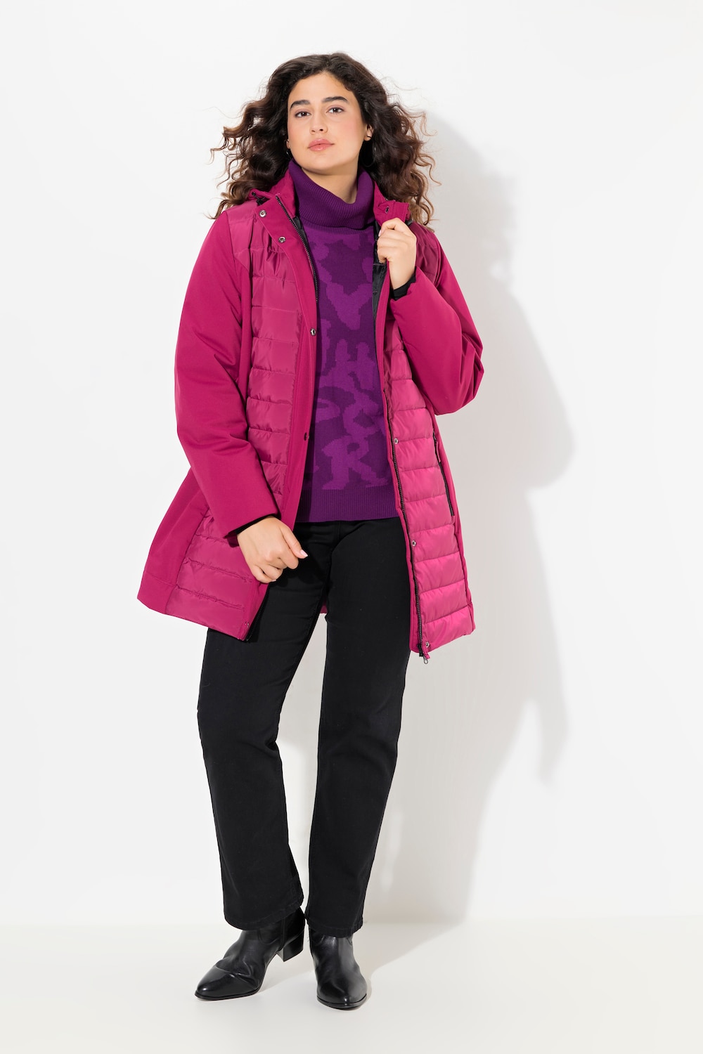 Große Größen HYPRAR Hybridjacke, Damen, rot, Größe: 50/52, Polyester, Ulla Popken Große Größen HYPRAR Hybridjacke, Damen, rot, Größe: 50/52, Polyester, Ulla Popken von Ulla Popken