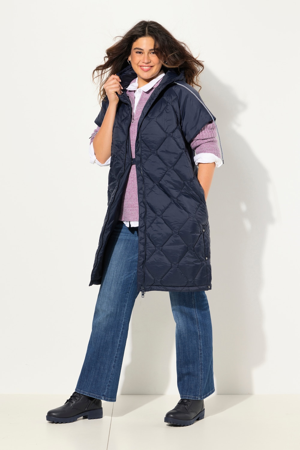 Große Größen HYPRAR Steppweste, Damen, blau, Größe: 50/52, Ulla Popken Große Größen HYPRAR Steppweste, Damen, blau, Größe: 50/52, Ulla Popken von Ulla Popken