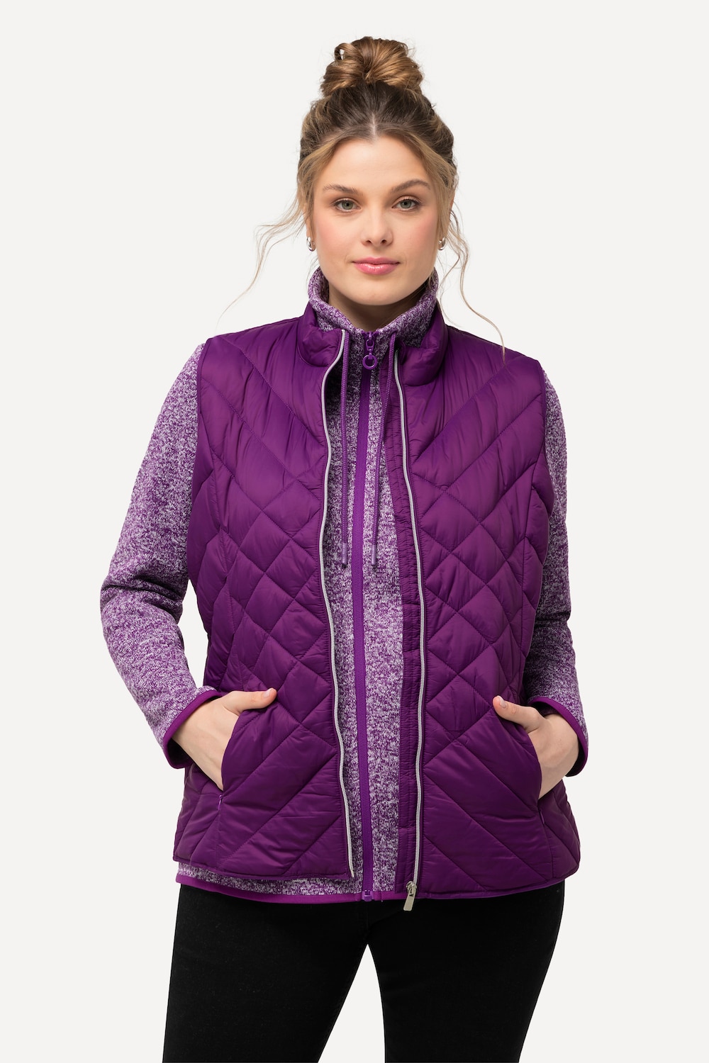 Große Größen HYPRAR Steppweste, Damen, lila, Größe: 50/52, Polyester, Ulla Popken Große Größen HYPRAR Steppweste, Damen, lila, Größe: 50/52, Polyester, Ulla Popken von Ulla Popken