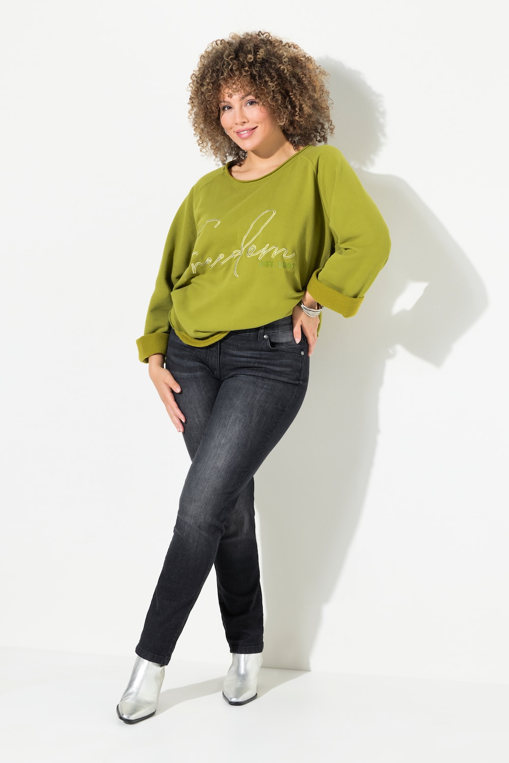 Große Größen Jeans Sarah, Damen, schwarz, Größe: 26, Baumwolle, Ulla Popken Große Größen Jeans Sarah, Damen, schwarz, Größe: 26, Baumwolle, Ulla Popken von Ulla Popken