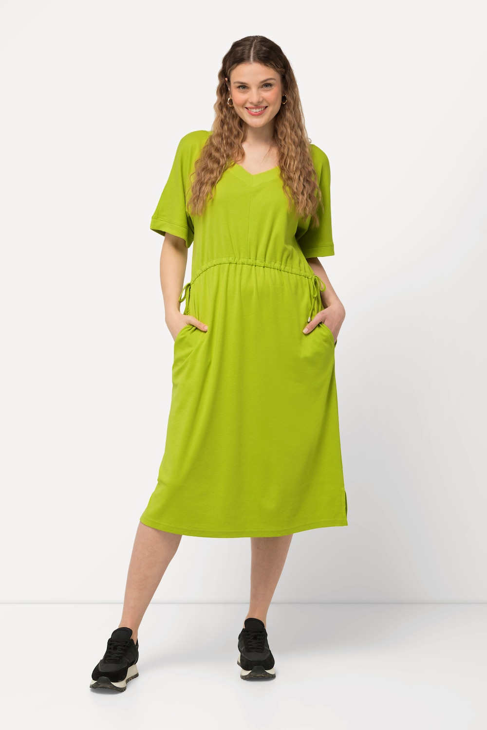Große Größen Jerseykleid, Damen, grün, Größe: 46/48, Baumwolle/Polyester, Ulla Popken Große Größen Jerseykleid, Damen, grün, Größe: 46/48, Baumwolle/Polyester, Ulla Popken von Ulla Popken