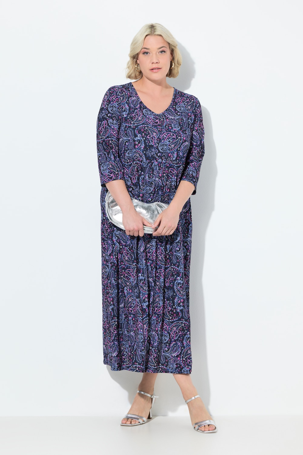 Große Größen Jerseykleid, Damen, schwarz, Größe: 54/56, Polyester, Ulla Popken Große Größen Jerseykleid, Damen, schwarz, Größe: 54/56, Polyester, Ulla Popken von Ulla Popken