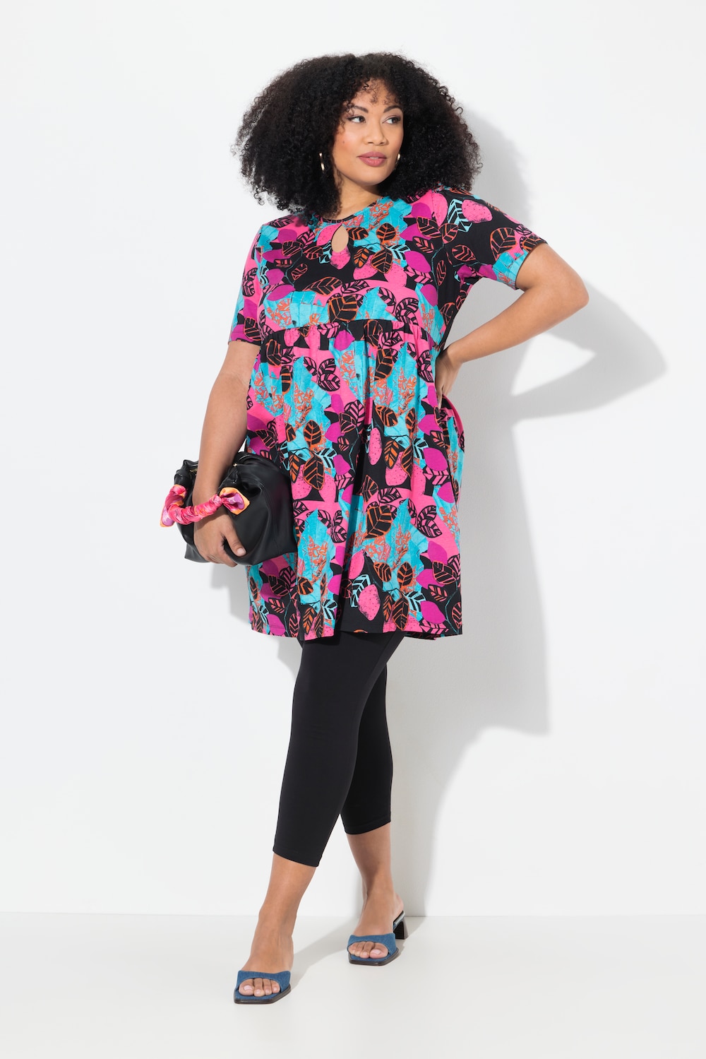Große Größen Jerseykleid, Damen, türkis, Größe: 54/56, Baumwolle, Ulla Popken Große Größen Jerseykleid, Damen, türkis, Größe: 54/56, Baumwolle, Ulla Popken von Ulla Popken