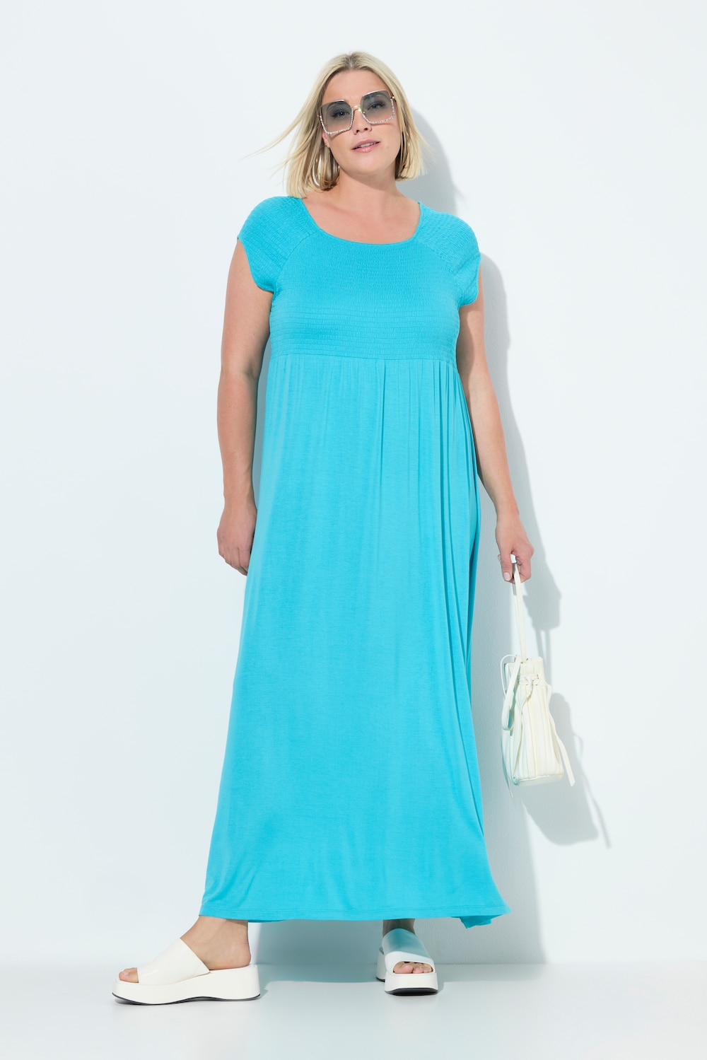 Große Größen Kleid, Damen, türkis, Größe: 62/64, Viskose, Ulla Popken Große Größen Kleid, Damen, türkis, Größe: 62/64, Viskose, Ulla Popken von Ulla Popken