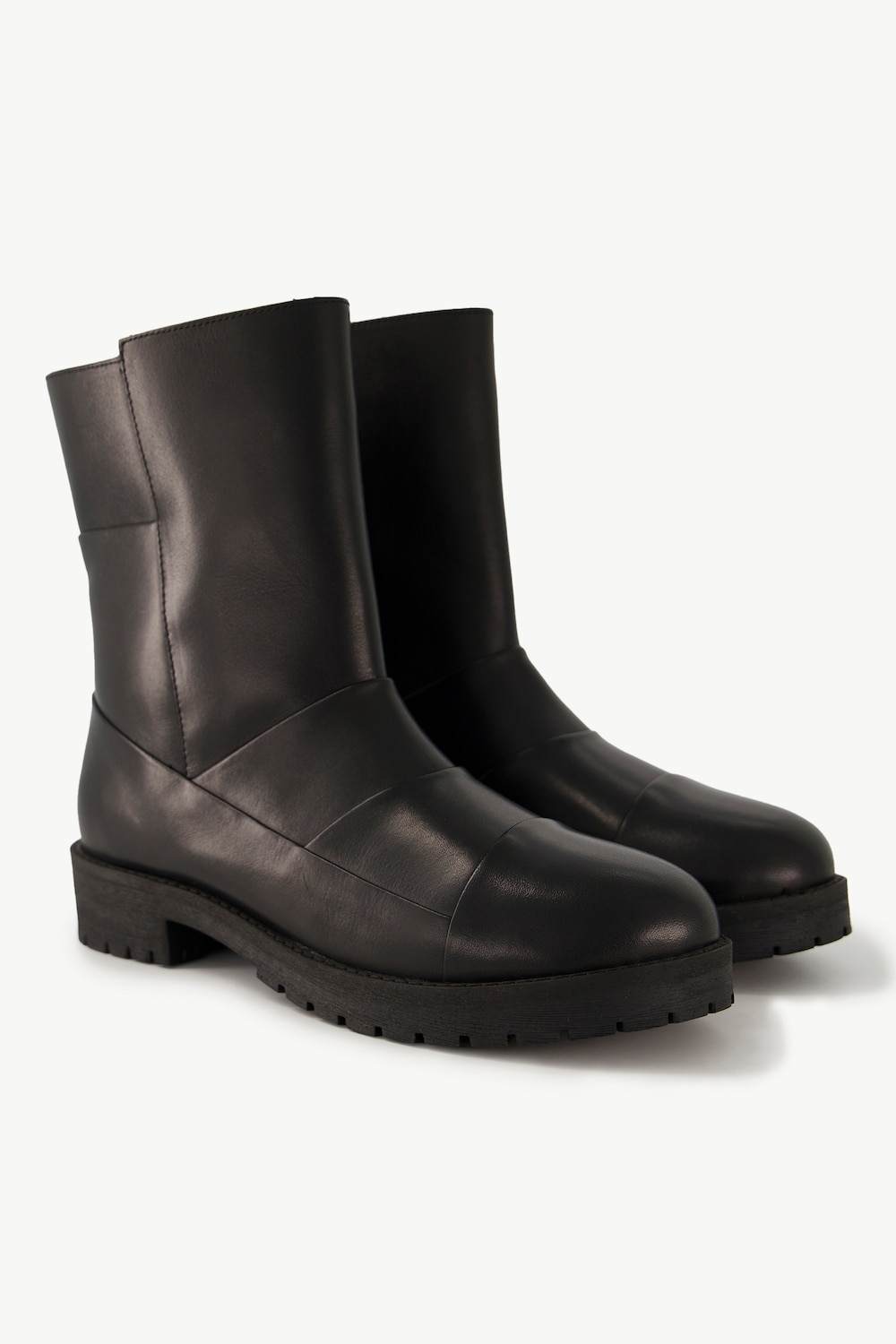 Große Größen Leder-Boots, Damen, schwarz, Größe: 42, Sonstige/Leder, Ulla Popken Große Größen Leder-Boots, Damen, schwarz, Größe: 42, Sonstige/Leder, Ulla Popken von Ulla Popken