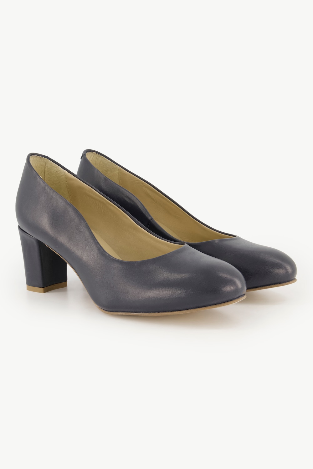 Große Größen Leder-Pumps, Damen, blau, Größe: 41, Leder, Ulla Popken Große Größen Leder-Pumps, Damen, blau, Größe: 41, Leder, Ulla Popken von Ulla Popken