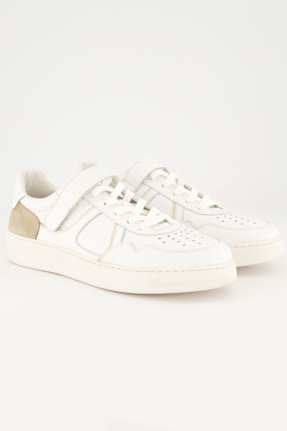 Große Größen Leder-Sneaker, Damen, weiß, Größe: 41, Leder, Ulla Popken Große Größen Leder-Sneaker, Damen, weiß, Größe: 41, Leder, Ulla Popken von Ulla Popken