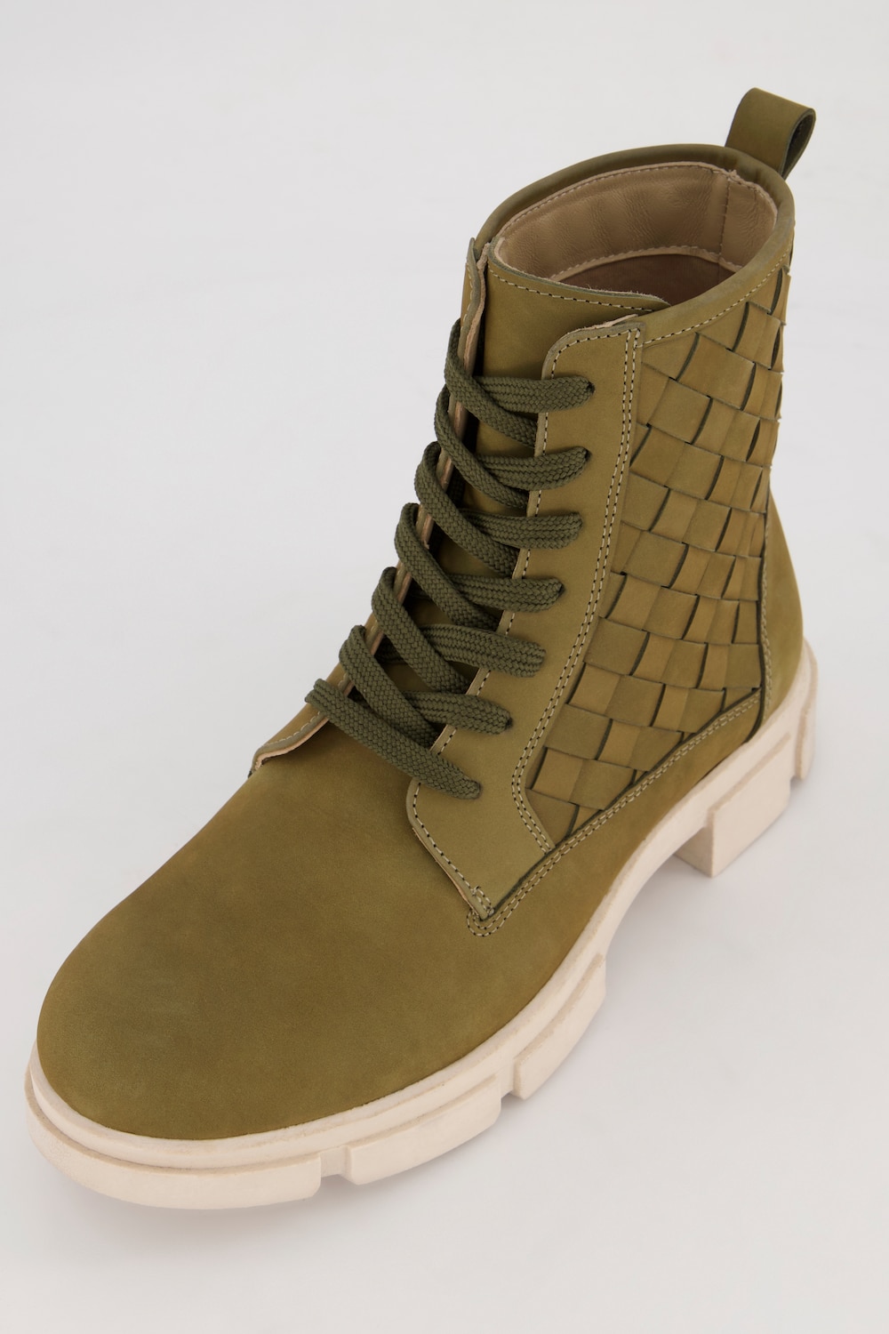 Große Größen Leder-Stiefeletten, Damen, grün, Größe: 39, Sonstige/Leder, Ulla Popken Große Größen Leder-Stiefeletten, Damen, grün, Größe: 39, Sonstige/Leder, Ulla Popken von Ulla Popken