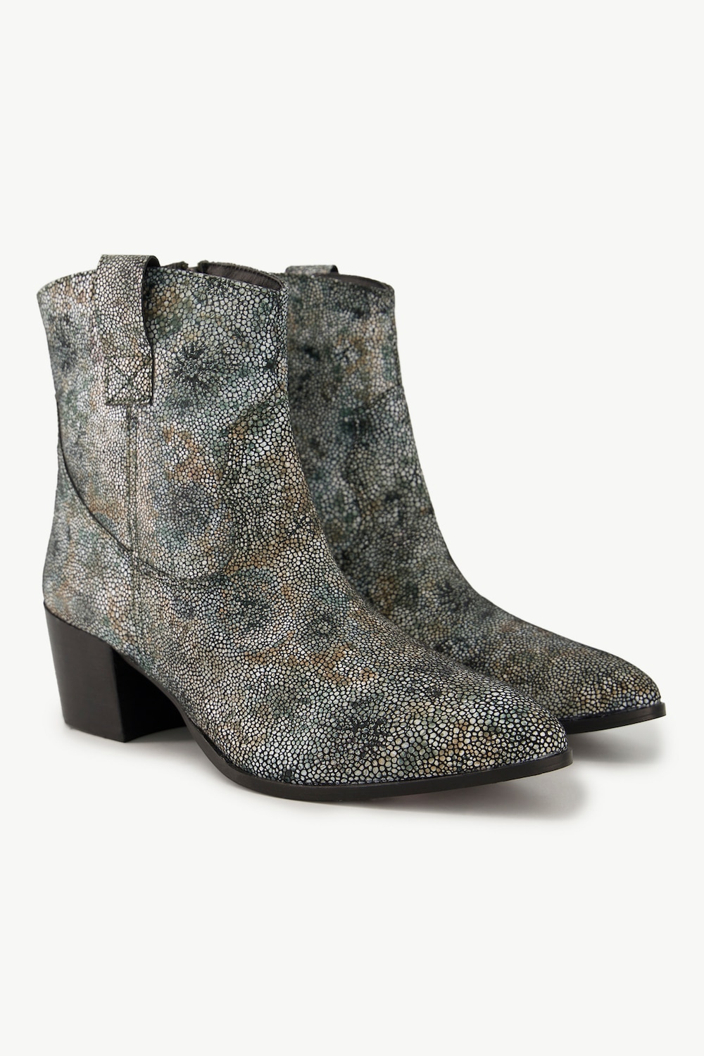 Große Größen Leder-Stiefeletten, Damen, schwarz, Größe: 38, Leder/Synthetische Fasern, Ulla Popken Große Größen Leder-Stiefeletten, Damen, schwarz, Größe: 38, Leder/Synthetische Fasern, Ulla Popken von Ulla Popken