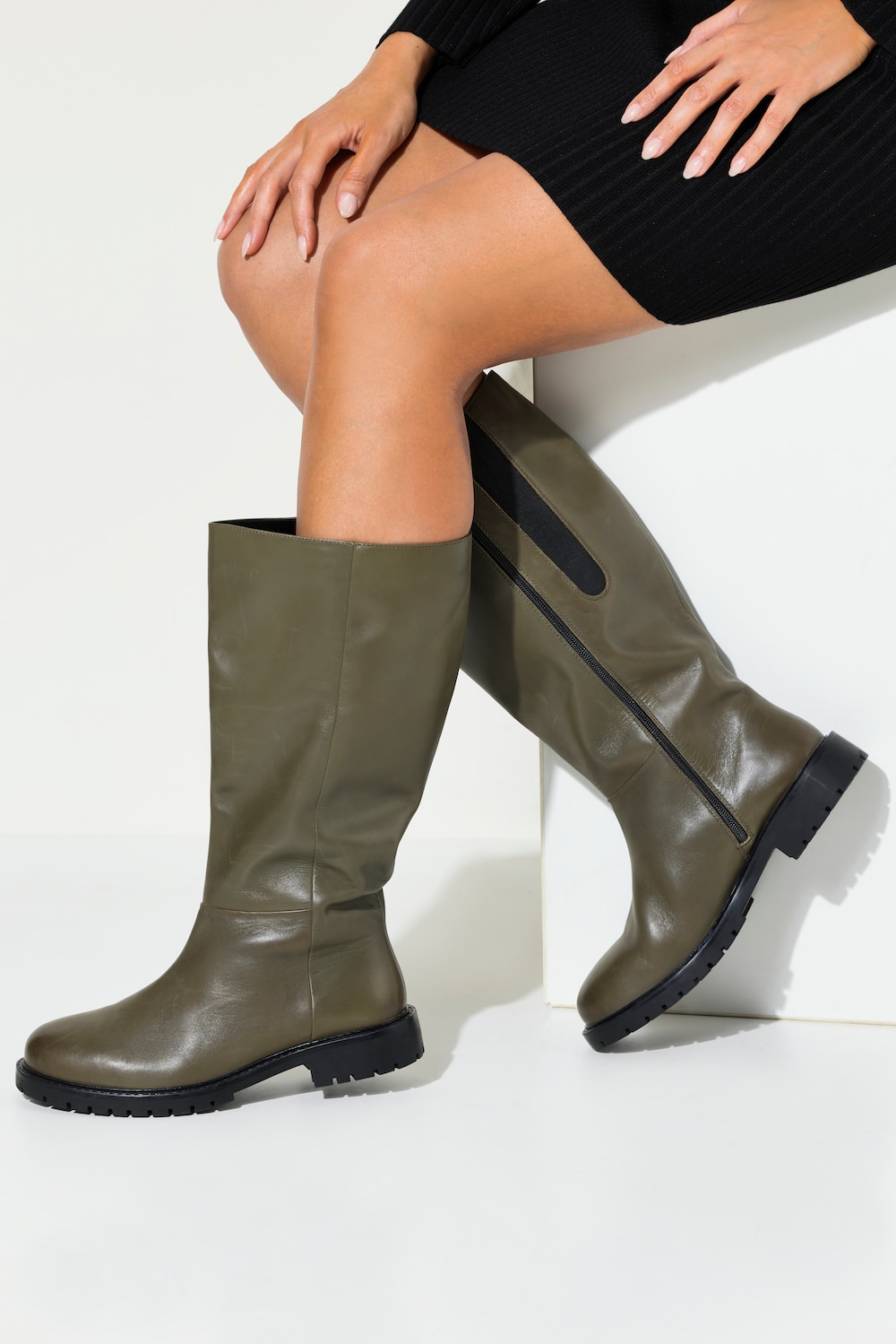 Große Größen Lederstiefel, Damen, braun, Größe: 43, Sonstige/Leder, Ulla Popken Große Größen Lederstiefel, Damen, braun, Größe: 43, Sonstige/Leder, Ulla Popken von Ulla Popken
