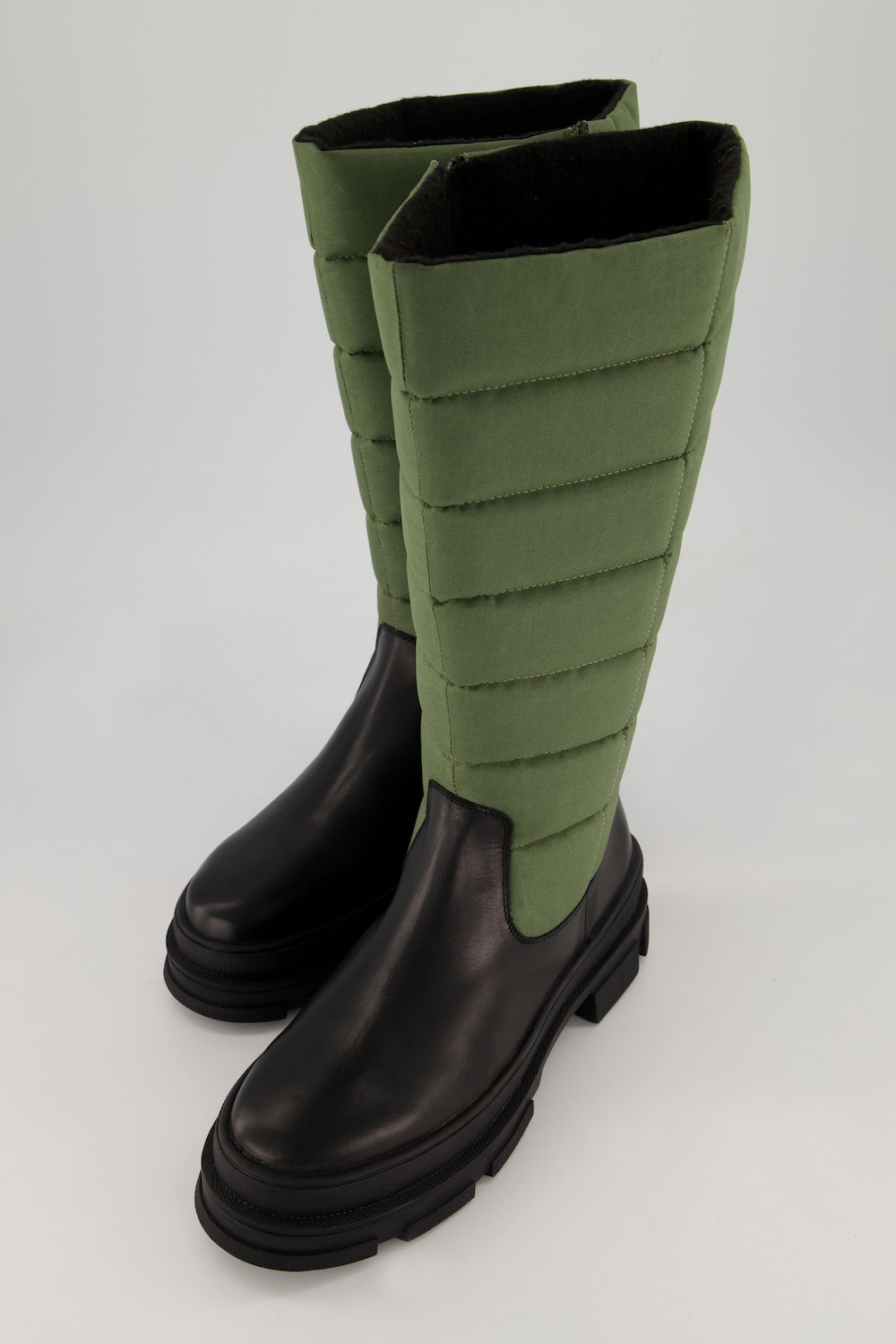 Lederstiefel, Damen, grau, Größe: 43, Leder/Synthetische Fasern, Ulla Popken Lederstiefel, Damen, grau, Größe: 43, Leder/Synthetische Fasern, Ulla Popken von Ulla Popken