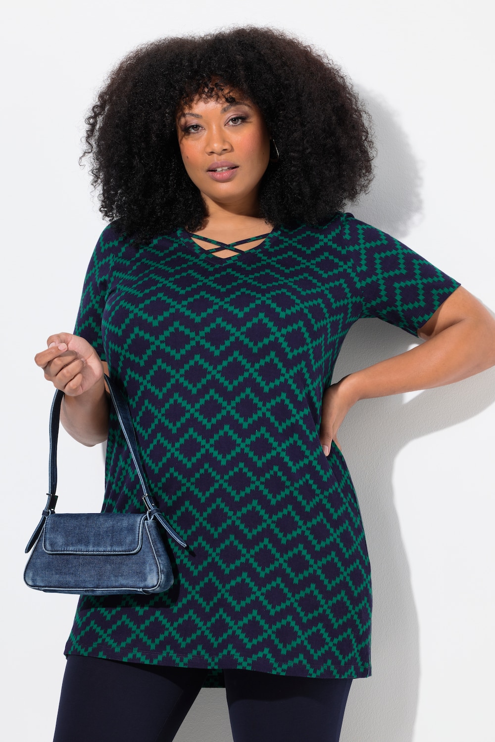 Große Größen Longshirt, Damen, blau, Größe: 46/48, Baumwolle, Ulla Popken Große Größen Longshirt, Damen, blau, Größe: 46/48, Baumwolle, Ulla Popken von Ulla Popken