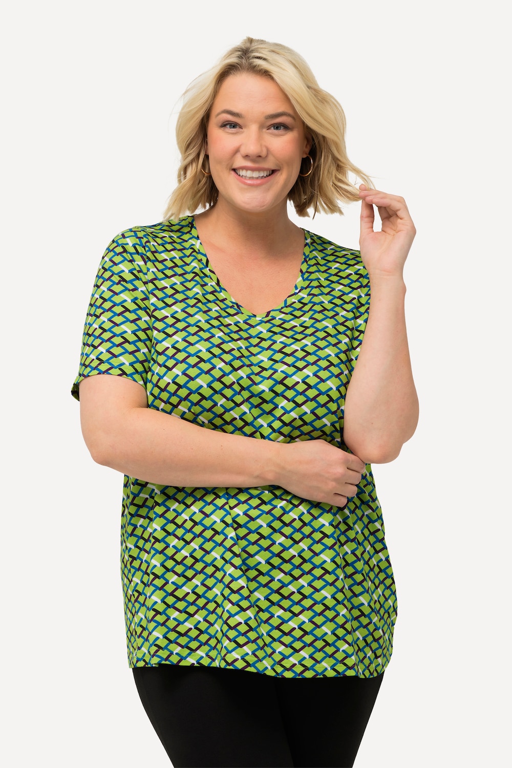 Große Größen Longshirt, Damen, grün, Größe: 62/64, Baumwolle, Ulla Popken von Ulla Popken