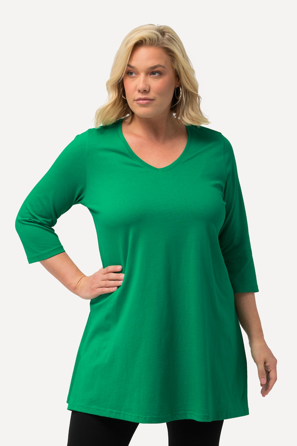 Große Größen Longshirt, Damen, grün, Größe: 66/68, Baumwolle, Ulla Popken Große Größen Longshirt, Damen, grün, Größe: 66/68, Baumwolle, Ulla Popken von Ulla Popken
