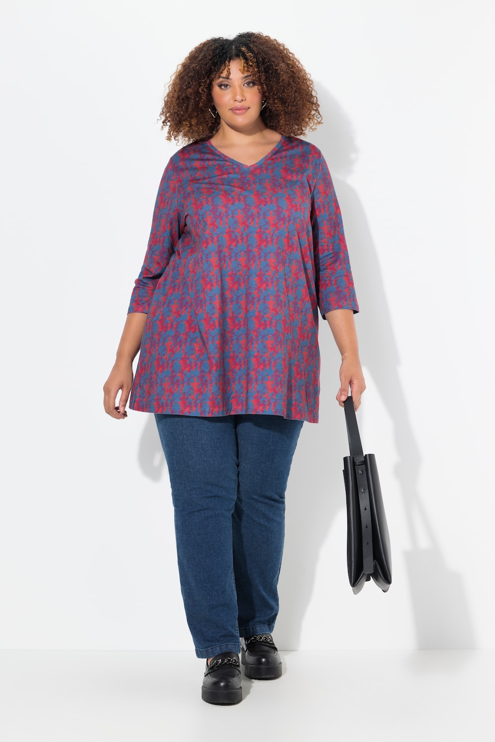 Große Größen Longshirt, Damen, lila, Größe: 54/56, Baumwolle, Ulla Popken Große Größen Longshirt, Damen, lila, Größe: 54/56, Baumwolle, Ulla Popken von Ulla Popken