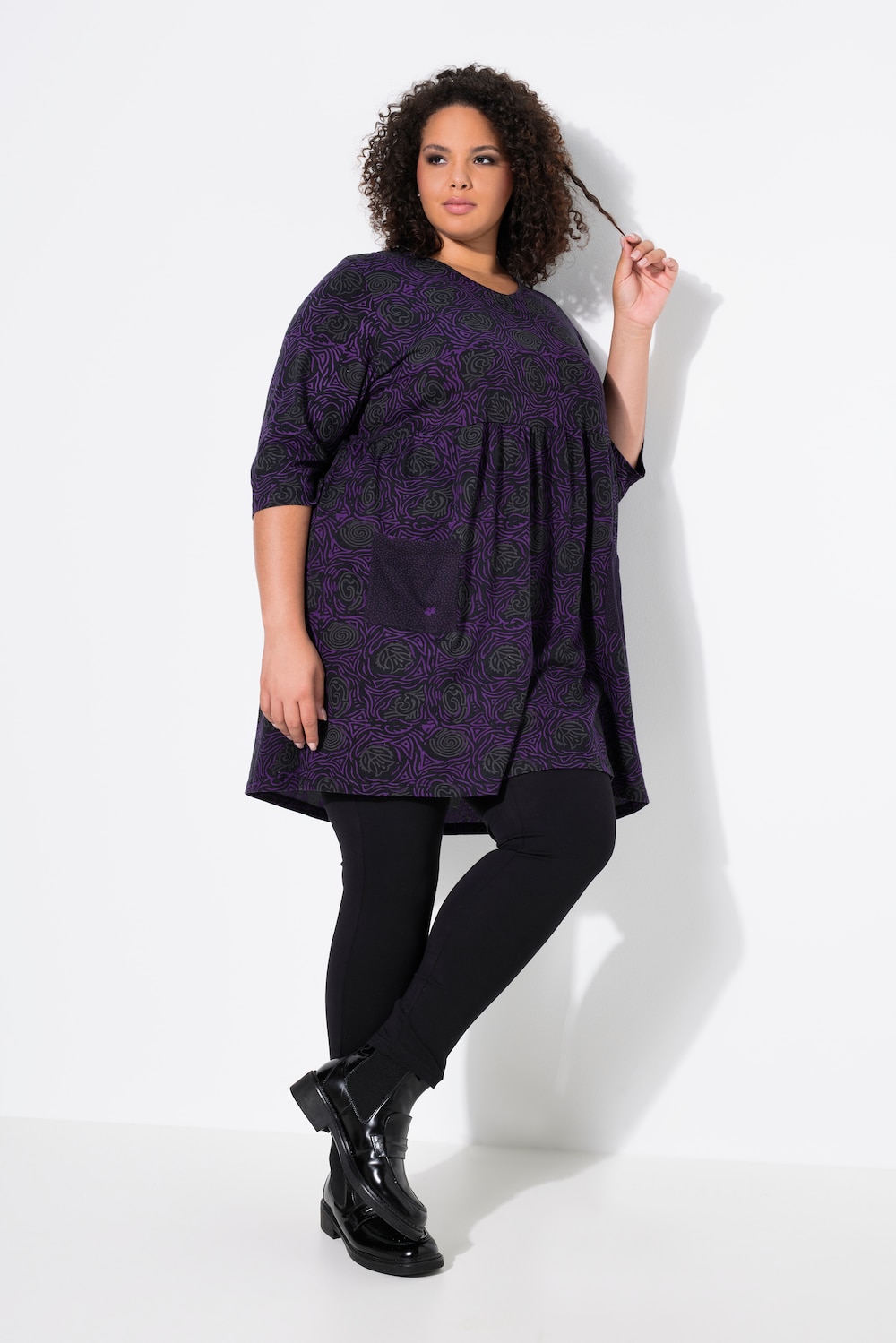 Große Größen Longshirt, Damen, lila, Größe: 58/60, Baumwolle, Ulla Popken Große Größen Longshirt, Damen, lila, Größe: 58/60, Baumwolle, Ulla Popken von Ulla Popken