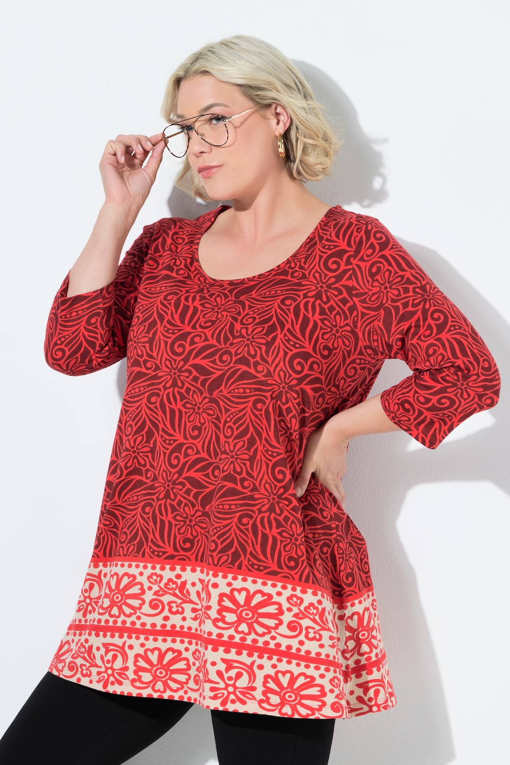 Große Größen Longshirt, Damen, rosa, Größe: 46/48, Baumwolle, Ulla Popken Große Größen Longshirt, Damen, rosa, Größe: 46/48, Baumwolle, Ulla Popken von Ulla Popken