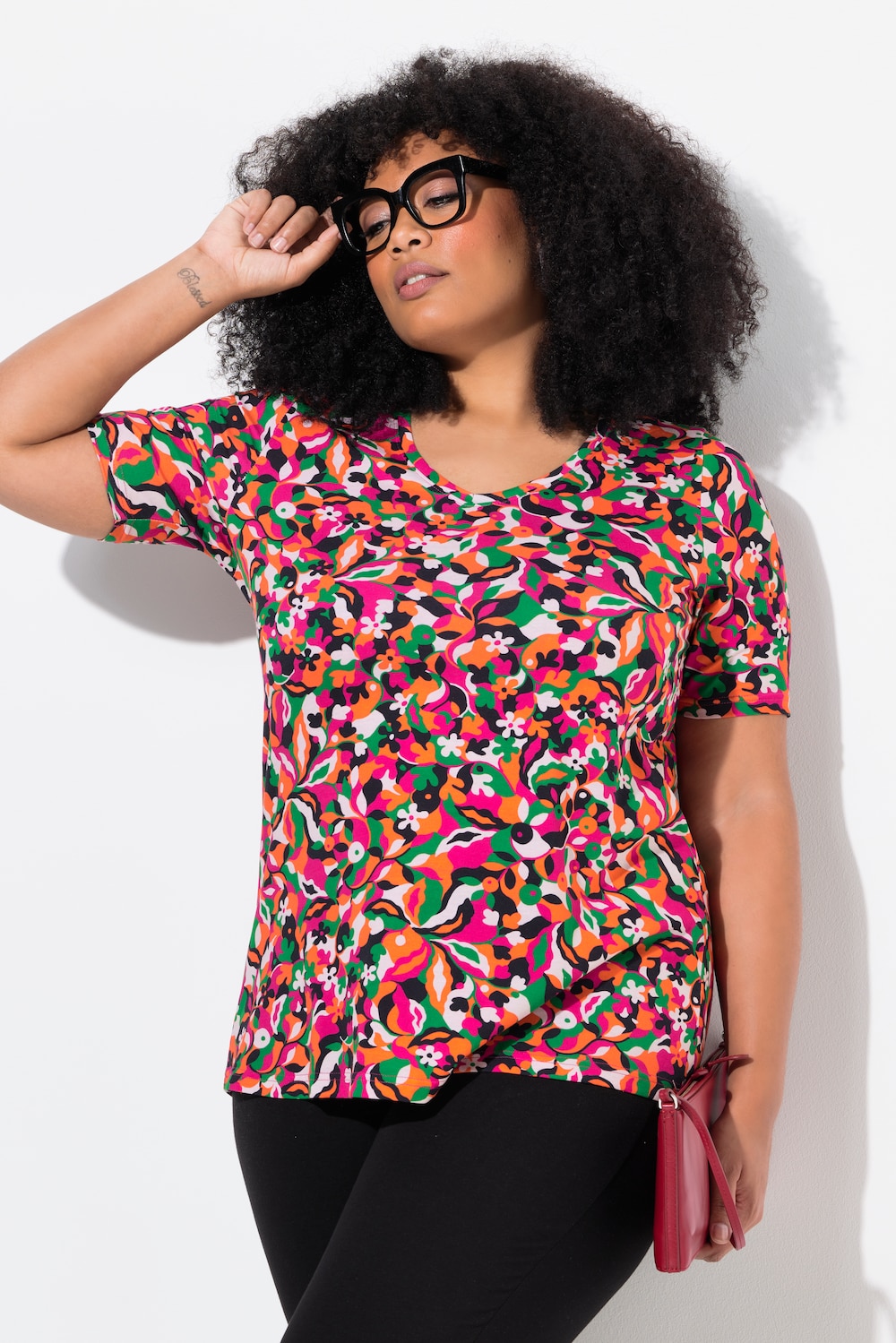 Große Größen Longshirt, Damen, rot, Größe: 58/60, Baumwolle, Ulla Popken Große Größen Longshirt, Damen, rot, Größe: 58/60, Baumwolle, Ulla Popken von Ulla Popken