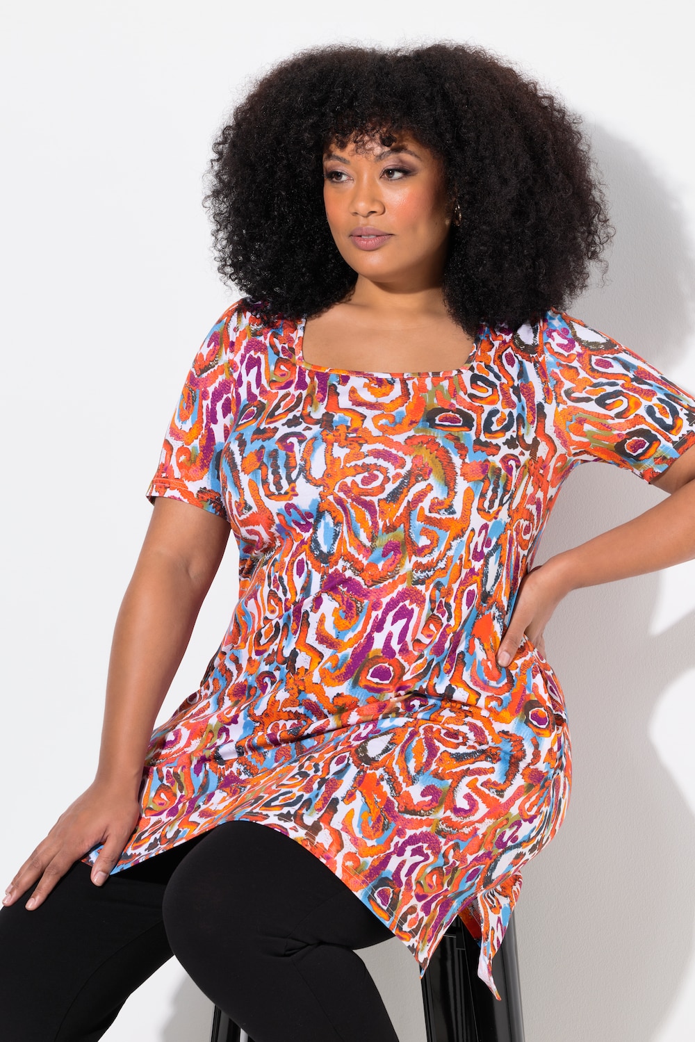 Große Größen Longshirt, Damen, rot, Größe: 62/64, Baumwolle, Ulla Popken Große Größen Longshirt, Damen, rot, Größe: 62/64, Baumwolle, Ulla Popken von Ulla Popken