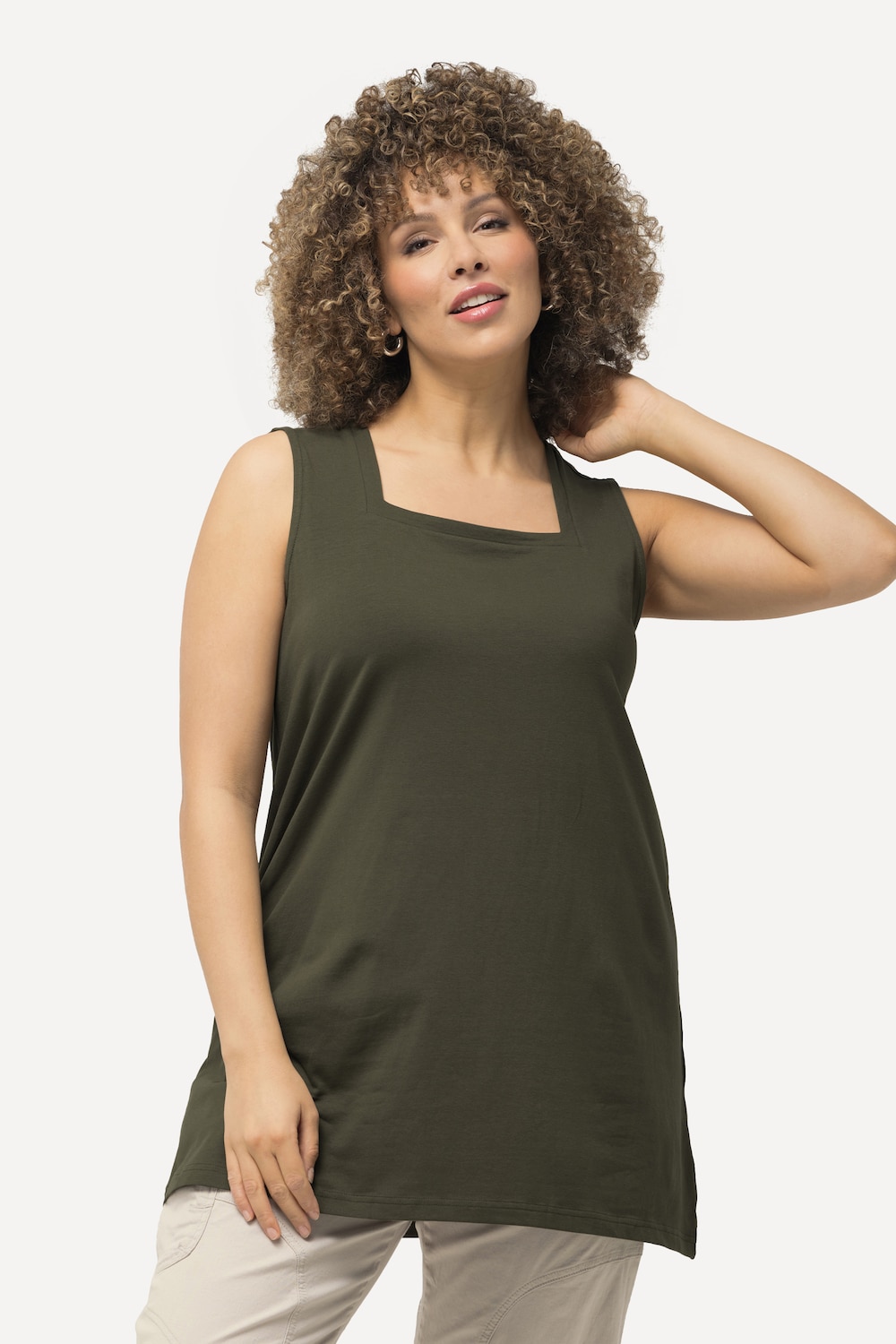 Große Größen Longtop, Damen, braun, Größe: 58/60, Baumwolle, Ulla Popken Große Größen Longtop, Damen, braun, Größe: 58/60, Baumwolle, Ulla Popken von Ulla Popken