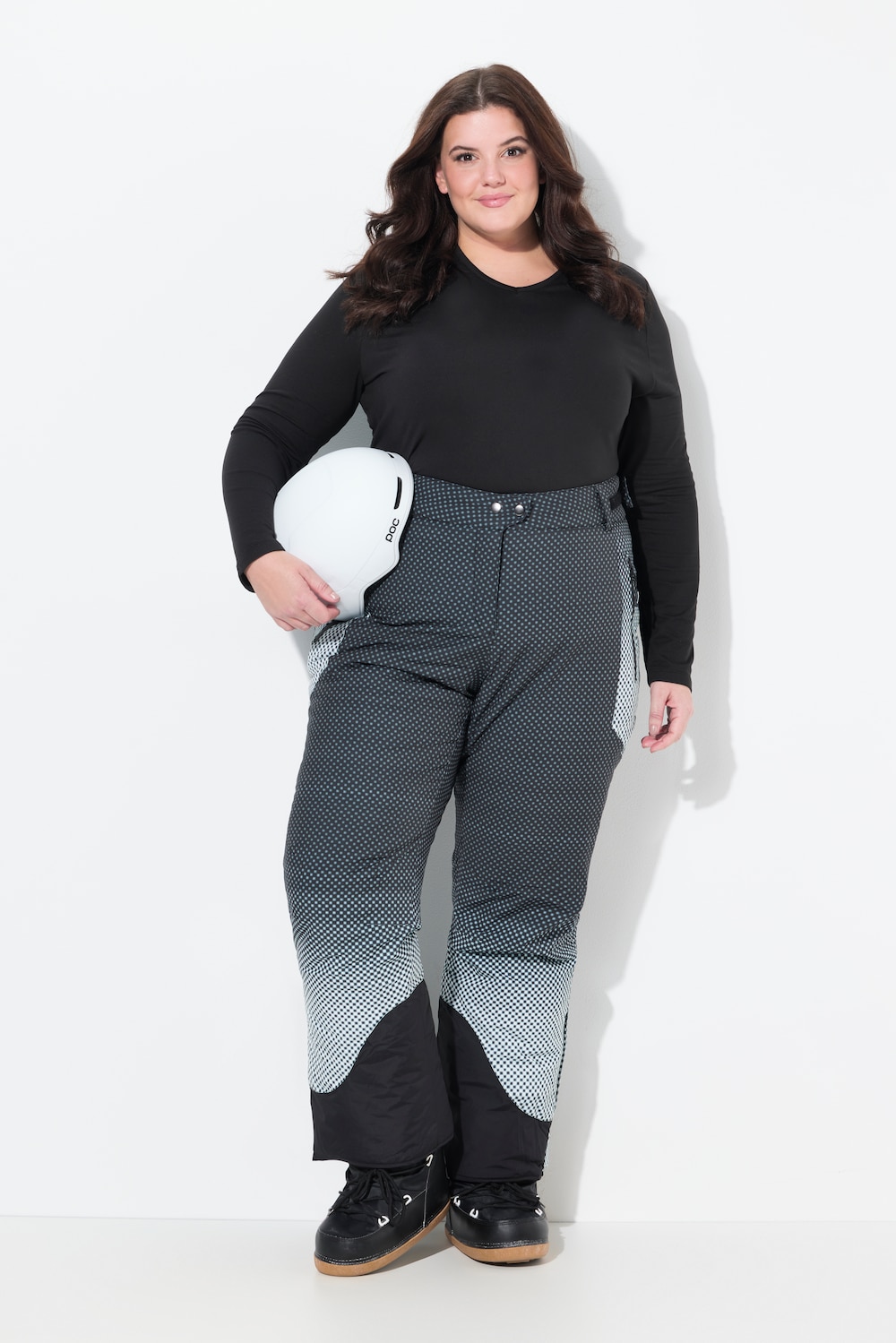 Große Größen Skihose, Damen, schwarz, Größe: 46, Polyester, Ulla Popken Große Größen Skihose, Damen, schwarz, Größe: 46, Polyester, Ulla Popken von Ulla Popken
