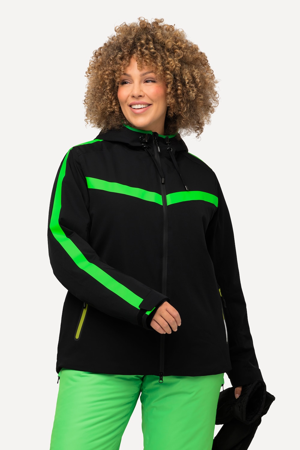 Große Größen Performancejacke, Damen, schwarz, Größe: 46/48, Polyester/Synthetische Fasern, Ulla Popken Große Größen Performancejacke, Damen, schwarz, Größe: 46/48, Polyester/Synthetische Fasern, Ulla Popken von Ulla Popken