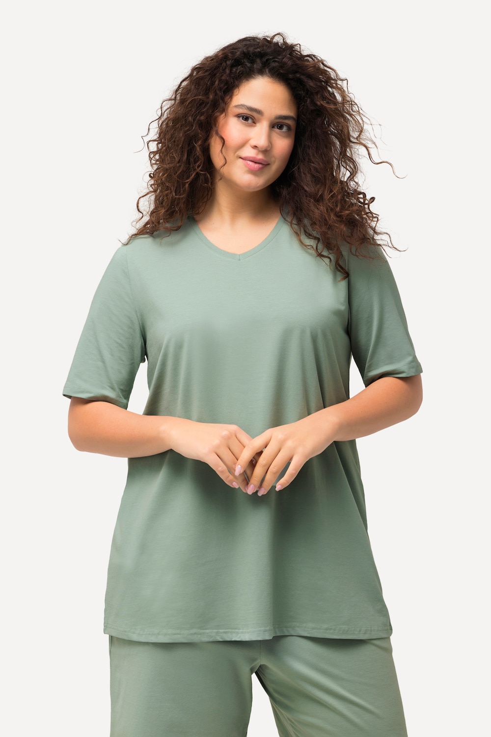 Große Größen T-Shirt, Damen, türkis, Größe: 50/52, Baumwolle, Ulla Popken Große Größen T-Shirt, Damen, türkis, Größe: 50/52, Baumwolle, Ulla Popken von Ulla Popken