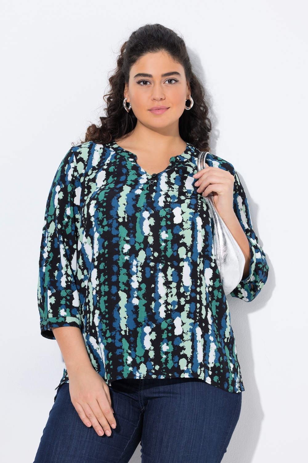 Große Größen Tunika, Damen, schwarz, Größe: 46/48, Viskose, Ulla Popken Große Größen Tunika, Damen, schwarz, Größe: 46/48, Viskose, Ulla Popken von Ulla Popken
