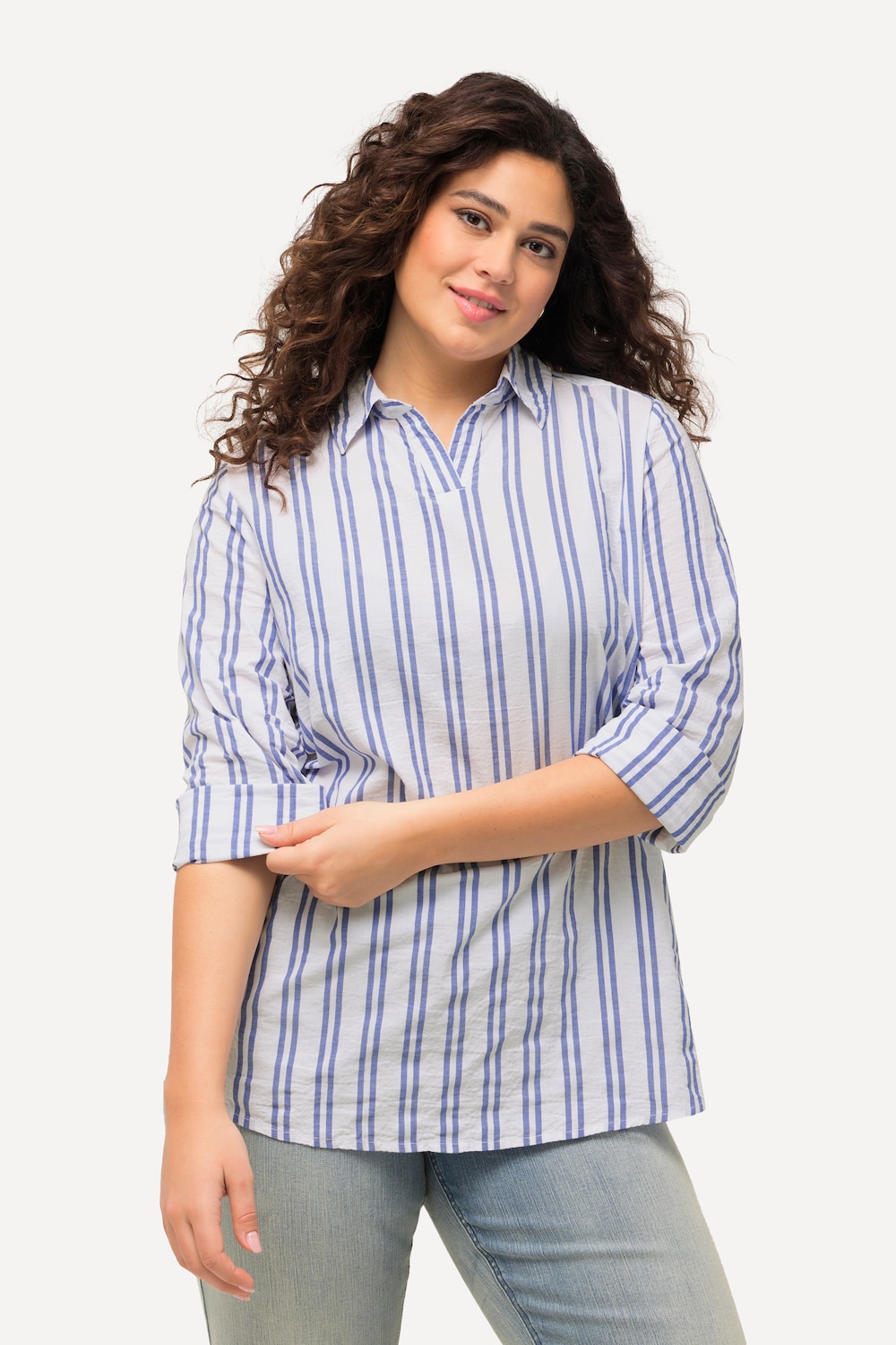 Große Größen Tunika, Damen, weiß, Größe: 50/52, Baumwolle, Ulla Popken Große Größen Tunika, Damen, weiß, Größe: 50/52, Baumwolle, Ulla Popken von Ulla Popken