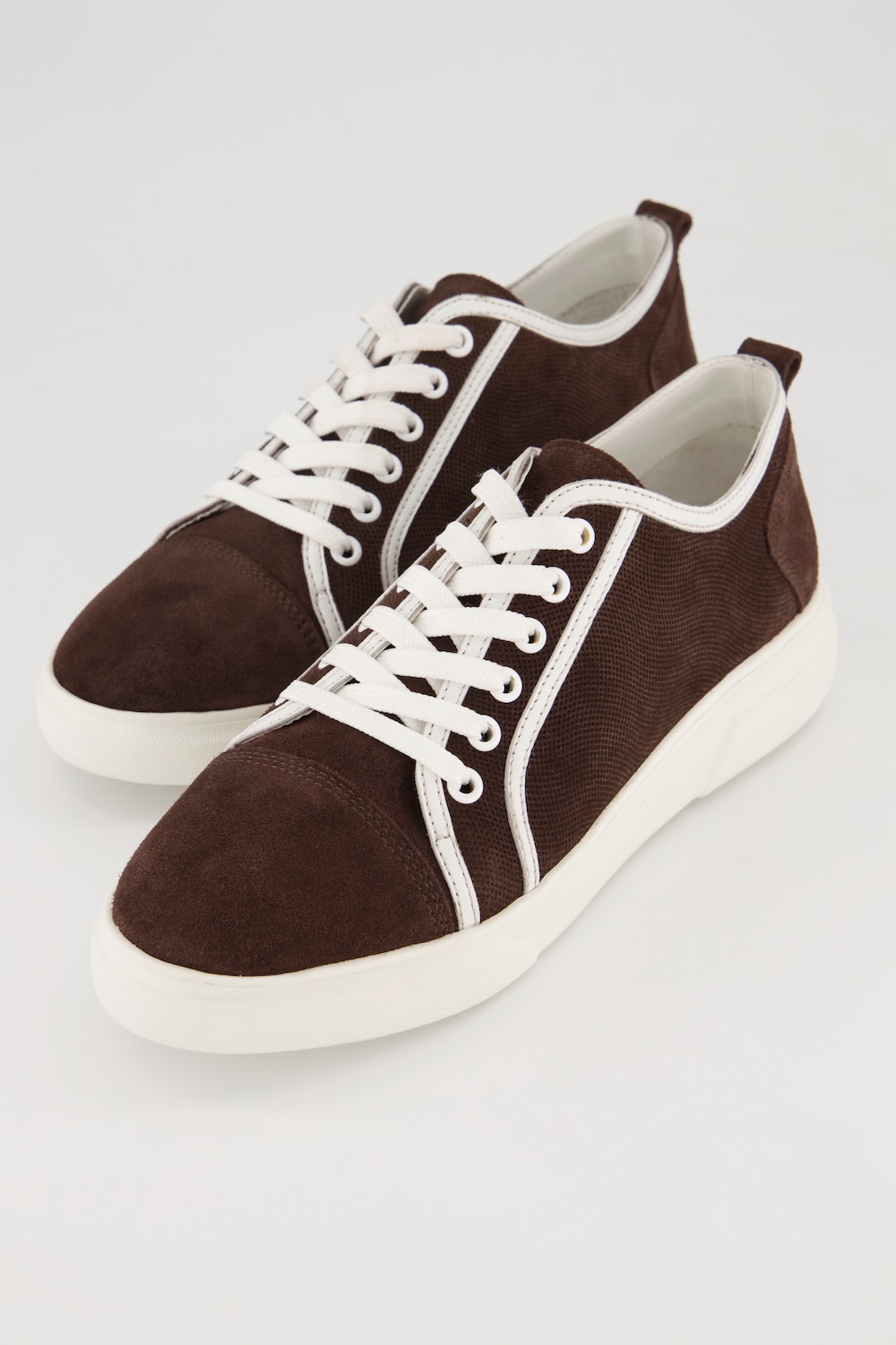 Große Größen Veloursleder-Sneaker, Damen, braun, Größe: 44, Sonstige/Wolle/Polyester, Ulla Popken Große Größen Veloursleder-Sneaker, Damen, braun, Größe: 44, Sonstige/Wolle/Polyester, Ulla Popken von Ulla Popken