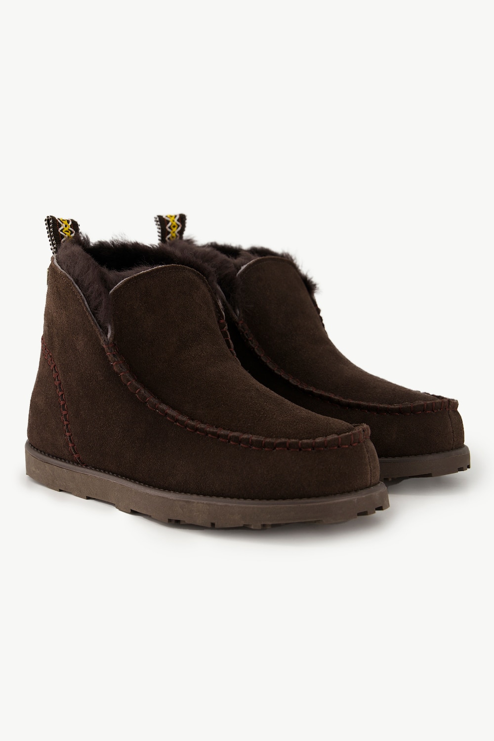 Lammfell-Boots, Damen, braun, Größe: 45, Wolle/Leder, Ulla Popken Lammfell-Boots, Damen, braun, Größe: 45, Wolle/Leder, Ulla Popken von Ulla Popken