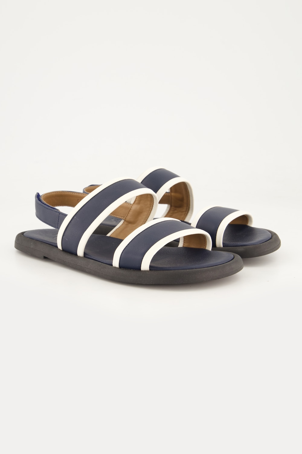 Leder-Sandalen, Damen, blau, Größe: 39, Leder, Ulla Popken Leder-Sandalen, Damen, blau, Größe: 39, Leder, Ulla Popken von Ulla Popken