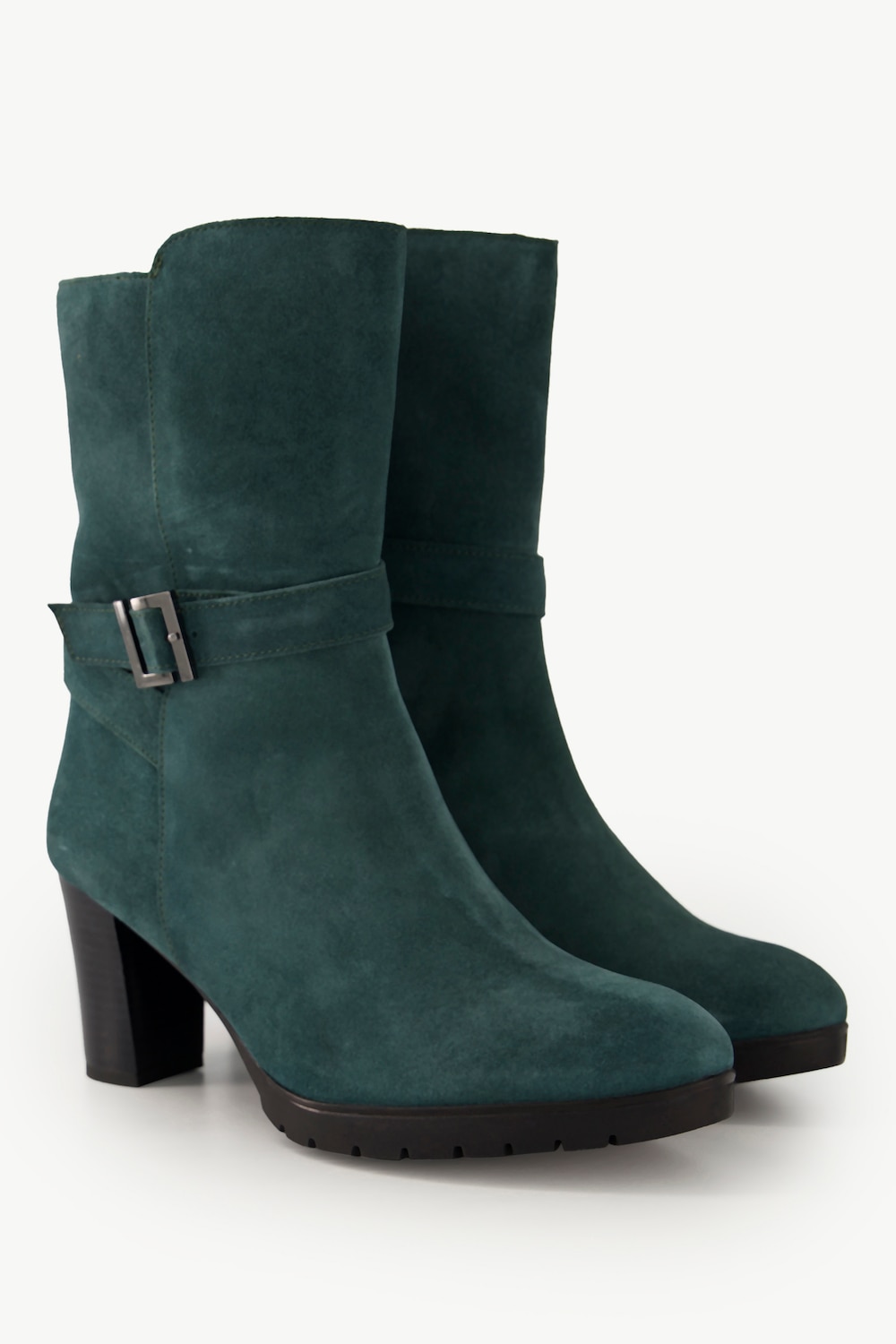Leder-Stiefeletten, Damen, grün, Größe: 44, Sonstige/Leder, Ulla Popken Leder-Stiefeletten, Damen, grün, Größe: 44, Sonstige/Leder, Ulla Popken von Ulla Popken