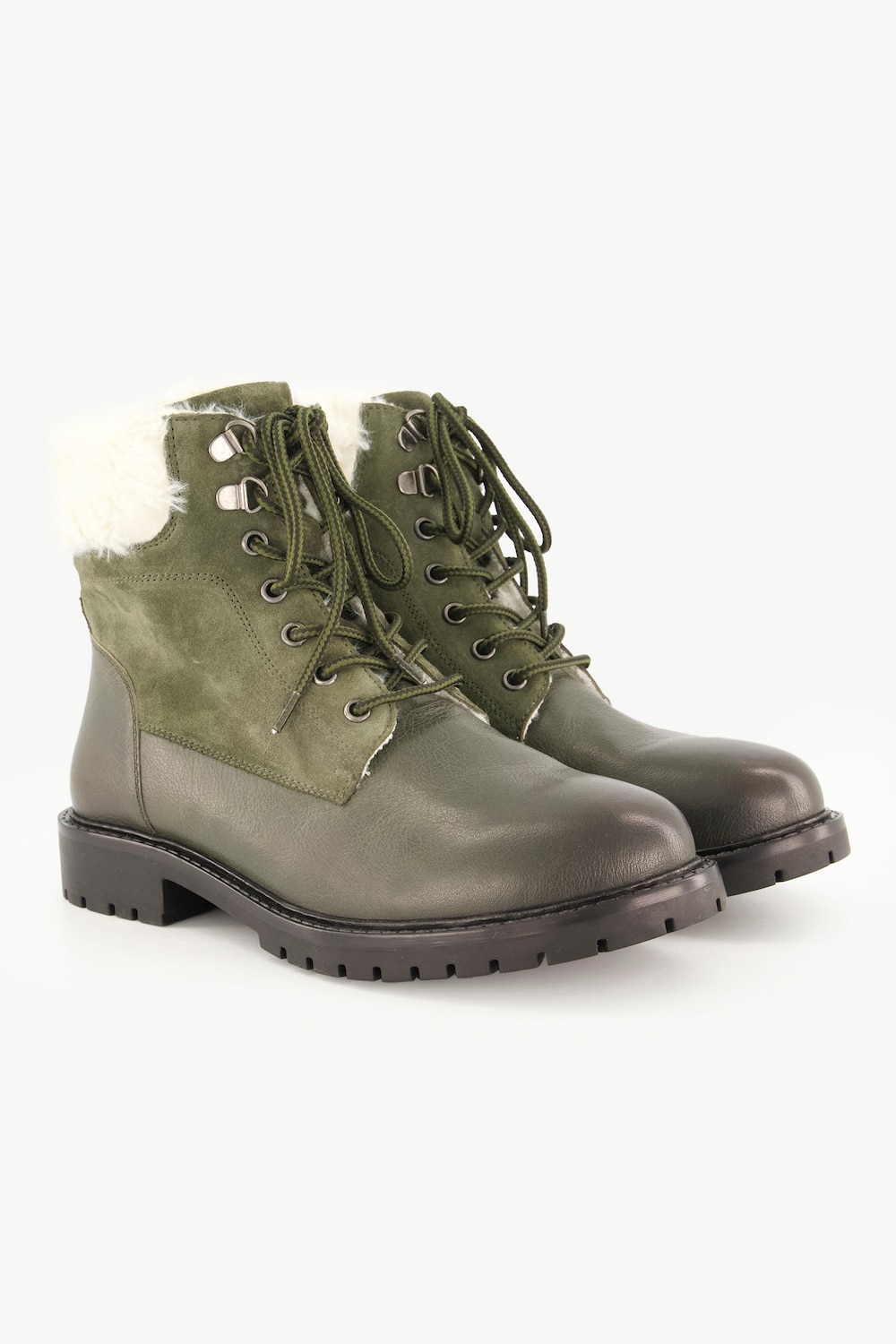 Lederboots, Damen, grün, Größe: 40, Wolle/Leder, Ulla Popken Lederboots, Damen, grün, Größe: 40, Wolle/Leder, Ulla Popken von Ulla Popken