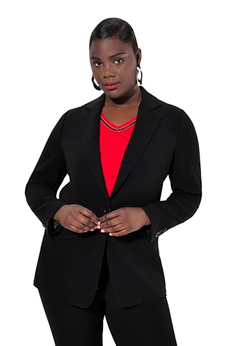 Ulla Popken, Damen, große Größen, Blazer, Reverskragen, Klappentaschen, Knopfverschluss Ulla Popken, Damen, große Größen, Blazer, Reverskragen, Klappentaschen, Knopfverschluss von Ulla Popken