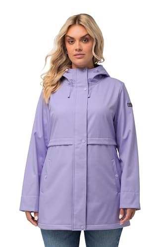 Ulla Popken, Damen, große Größen, Hyprar: Softshelljacke mit Overlapping, wasserabweisend von Ulla Popken