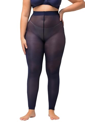 Ulla Popken Damen, 60den Strumpf-Leggings, Blau, 30-32 Ulla Popken Damen, 60den Strumpf-Leggings, Blau, 30-32 von Ulla Popken