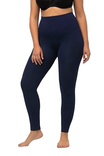 Ulla Popken Damen Thermo-strumpfleggings, Flauschiges Futter Strumpfhose, Nachtblau, 50-52 Große Größen EU Ulla Popken Damen Thermo-strumpfleggings, Flauschiges Futter Strumpfhose, Nachtblau, 50-52 Große Größen EU von Ulla Popken