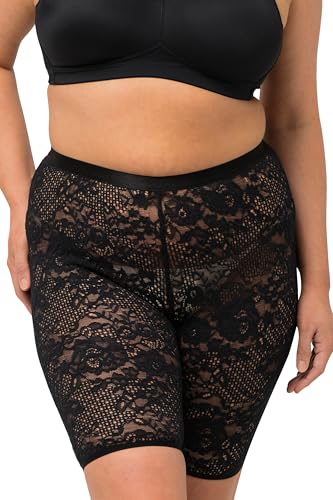 Ulla Popken Damen, Vollspitze Radler, Schwarz, 62-64 Ulla Popken Damen, Vollspitze Radler, Schwarz, 62-64 von Ulla Popken