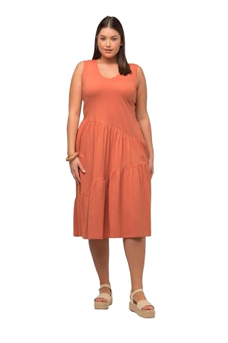Ulla Popken Damen Flared Strap Dress Kleid, Koralle, 42-44 Ulla Popken Damen Flared Strap Dress Kleid, Koralle, 42-44 von Ulla Popken