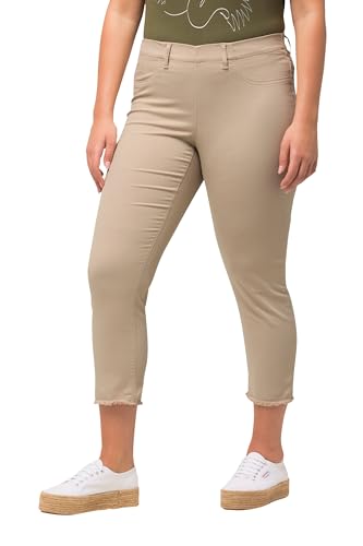 Ulla Popken Damen Freizeithose Hosen, Dunkles Kitt, W56 / L32 Ulla Popken Damen Freizeithose Hosen, Dunkles Kitt, W56 / L32 von Ulla Popken